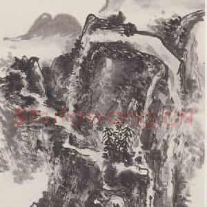 黄宾虹《雁宕纪游图》国画山水作品图片鉴赏