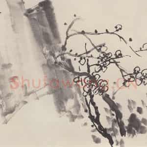 吴昌硕《花卉图》国画花鸟作品图片鉴赏