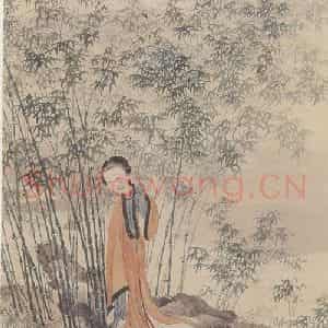 吴观岱《天寒翠袖图》国画综合作品图片鉴赏