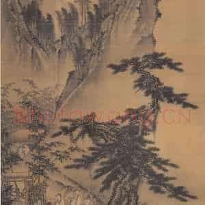 明代 戴进《三顾茅庐图》国画综合作品图片鉴赏