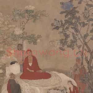 明代 吴彬《佛像图》国画人物作品图片鉴赏