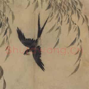 明代 朱佐《花卉图六段》国画花鸟作品图片鉴赏