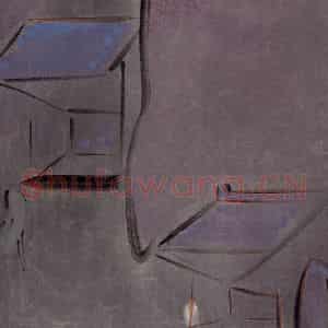 2005年 杨福音《一分素景》国画山水写意作品图片鉴赏