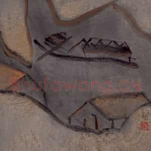 2005年 杨福音《秋云不雨》国画山水写意作品图片鉴赏