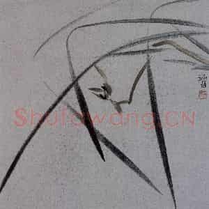 2007年 杨福音《兰花册页》国画花鸟写意作品图片鉴赏