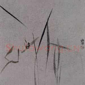 2007年 杨福音《兰花册页》国画花鸟写意作品图片鉴赏