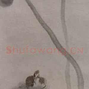 2007年 杨福音《闲花似洗》国画花鸟写意作品图片鉴赏