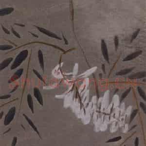 2005年 杨福音《藤荫之一》国画花鸟写意作品图片鉴赏