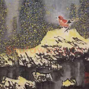 1994年 王之海《澄潭倩影》国画花鸟作品图片鉴赏