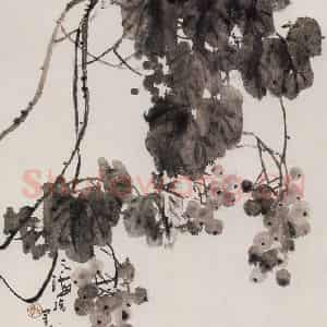 1988年 王之海《硕秋》国画花鸟作品图片鉴赏