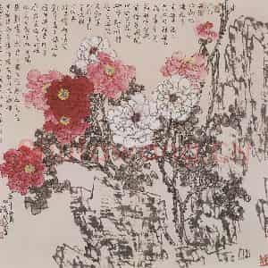 2002年 王之海《柏乡春色》国画花鸟作品图片鉴赏