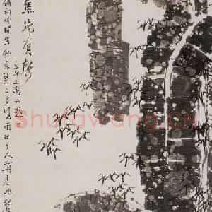 2002年 王之海《书窗夜雨》国画花鸟作品图片鉴赏