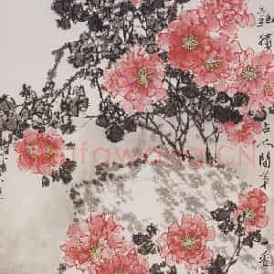 2005年 王之海《独占春色》国画花鸟作品图片鉴赏