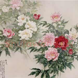 1977年 金鸿钧《遗爱》国画花鸟作品图片鉴赏