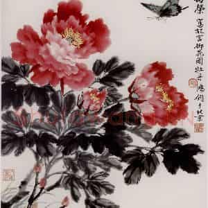 1984年 金鸿钧《欣欣向荣》国画花鸟作品图片鉴赏