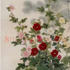1983年 金鸿钧《处处芳菲》国画花鸟作品图片鉴赏