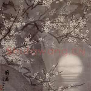 1986年 金鸿钧《暗香》国画花鸟作品图片鉴赏