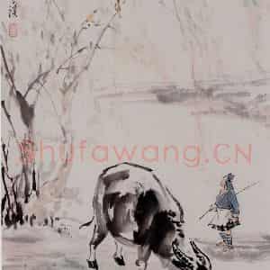 宋吟可《牧牛图》国画综合作品图片鉴赏