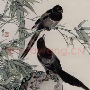 田世光《花鸟》国画花鸟作品图片鉴赏