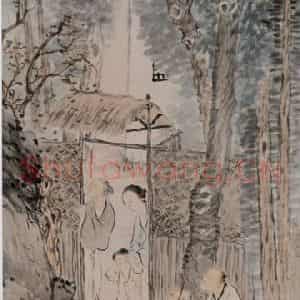 倪田《春雷起蜇》国画人物作品图片鉴赏