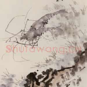 1984年 朱颖人《难得放生》国画花鸟作品图片鉴赏