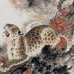 1986年 段忻然《醒世》国画花鸟作品图片鉴赏