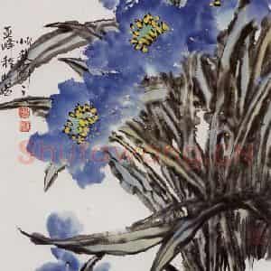 1999年 段忻然《天香》国画花鸟作品图片鉴赏