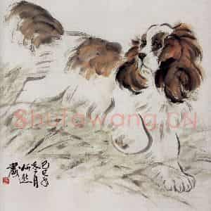 1989年 段忻然《踏歌行》国画花鸟作品图片鉴赏