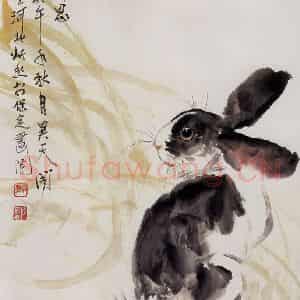 1990年 段忻然《乡思》国画花鸟作品图片鉴赏