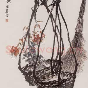 1962年 郭味蕖《归兴》国画花鸟作品图片鉴赏