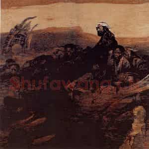 1990年 黄发榜《血溅八里台》国画人物作品图片鉴赏