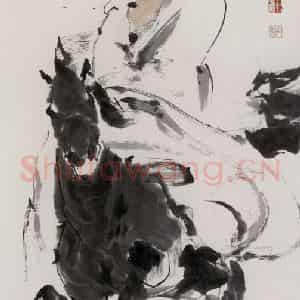 1994年 范曾《钟馗神威》国画综合作品图片鉴赏
