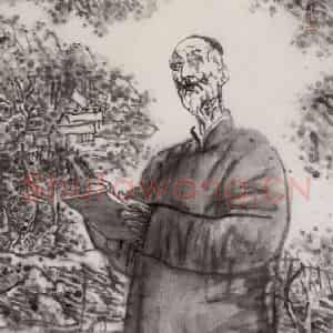 1996年 吴山明《造化为师》国画人物作品图片鉴赏