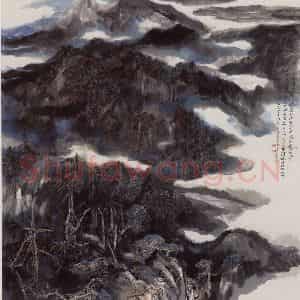 1996年 何海霞《九寨沟》国画山水作品图片鉴赏