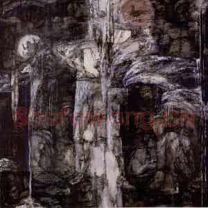 2000年 施大畏《开天》国画人物作品图片鉴赏