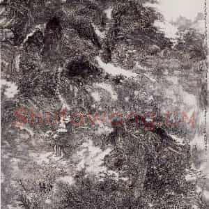 2007年 龙瑞《金色太行》国画山水作品图片鉴赏