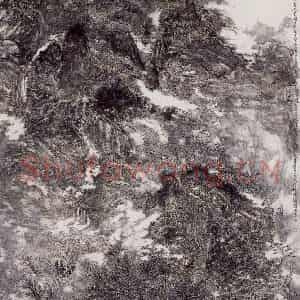 2007年 李照东《长潭玉笛》国画山水作品图片鉴赏
