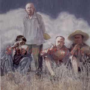 2008年 李翔《民以食为天》国画人物作品图片鉴赏