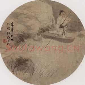 约19世纪70年代中期 任伯年《纨扇集锦册十二开》国画综合作品图片鉴赏