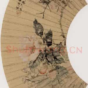 1873年 任伯年《花鸟人物集锦册十二开》国画花鸟作品图片鉴赏