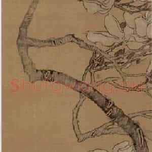 1870年 任伯年《花卉四条屏》国画花鸟作品图片鉴赏