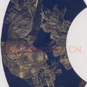 1872年 任伯年《鹦鹉》国画花鸟作品图片鉴赏