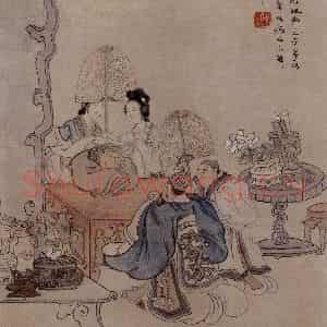 1866年 任伯年《二十四孝图》国画人物作品图片鉴赏