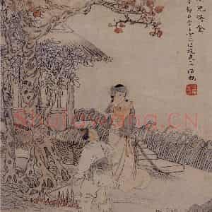 1866年 任伯年《二十四孝图》国画人物作品图片鉴赏