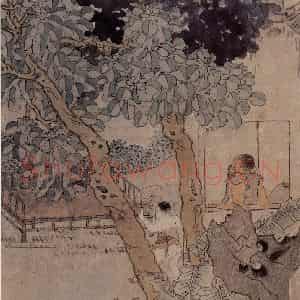 1866年 任伯年《二十四孝图》国画人物作品图片鉴赏