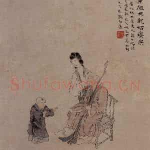 1866年 任伯年《二十四孝图》国画人物作品图片鉴赏