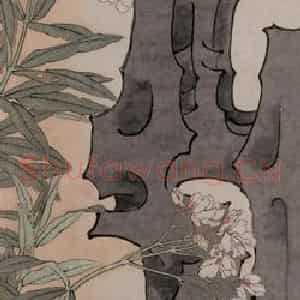任伯年《花鸟四条屏》国画作品图片鉴赏