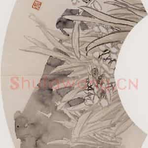 1867年 任伯年《花卉图册 十二开》国画花鸟作品图片鉴赏