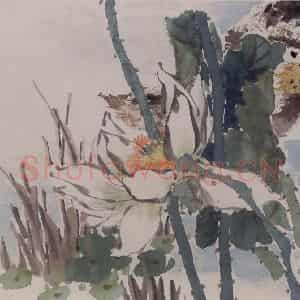 1877年 任伯年《花鸟册八开》国画花鸟作品图片鉴赏