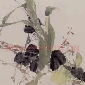 1877年 任伯年《花鸟册八开》国画花鸟作品图片鉴赏